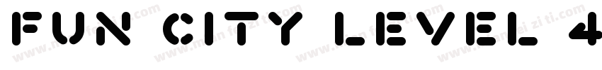 Fun City Level 4 Basic字体转换